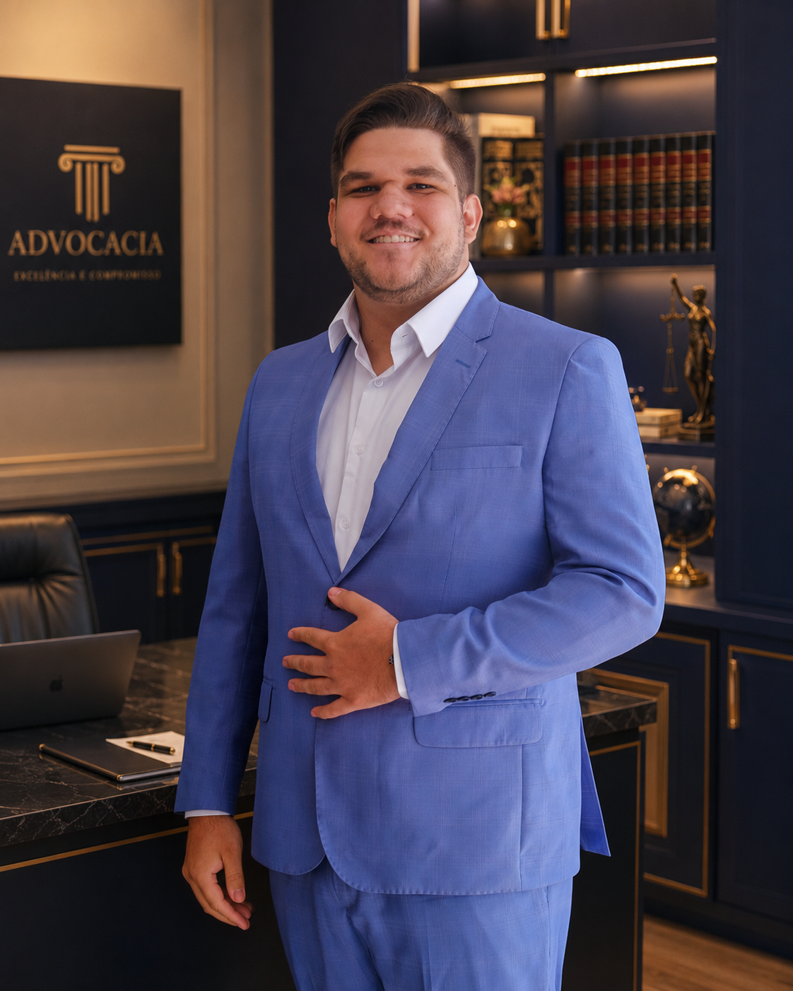 Gabriel Fernandes no escritório